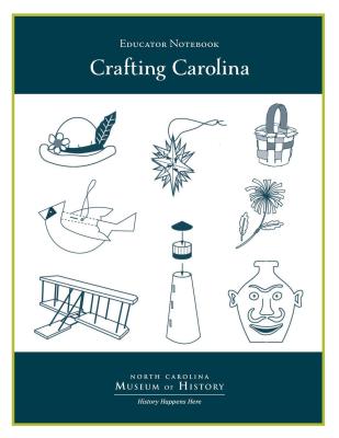 Crafting Carolina graphic with sketches of various objects.