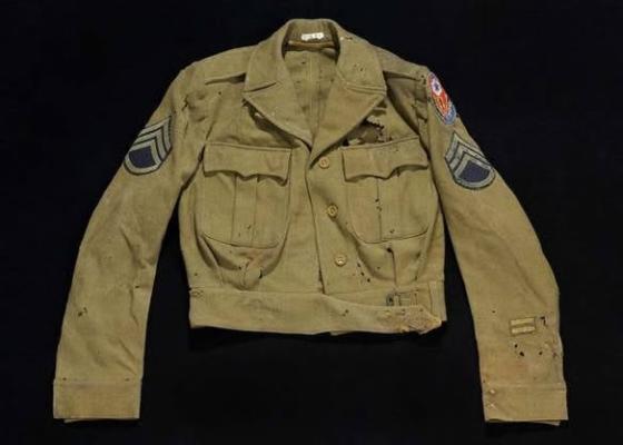 This military uniform was worn by Staff Sergeant Millie Dunn Veasey, circa 1944. Photo courtesy North Carolina Museum of History