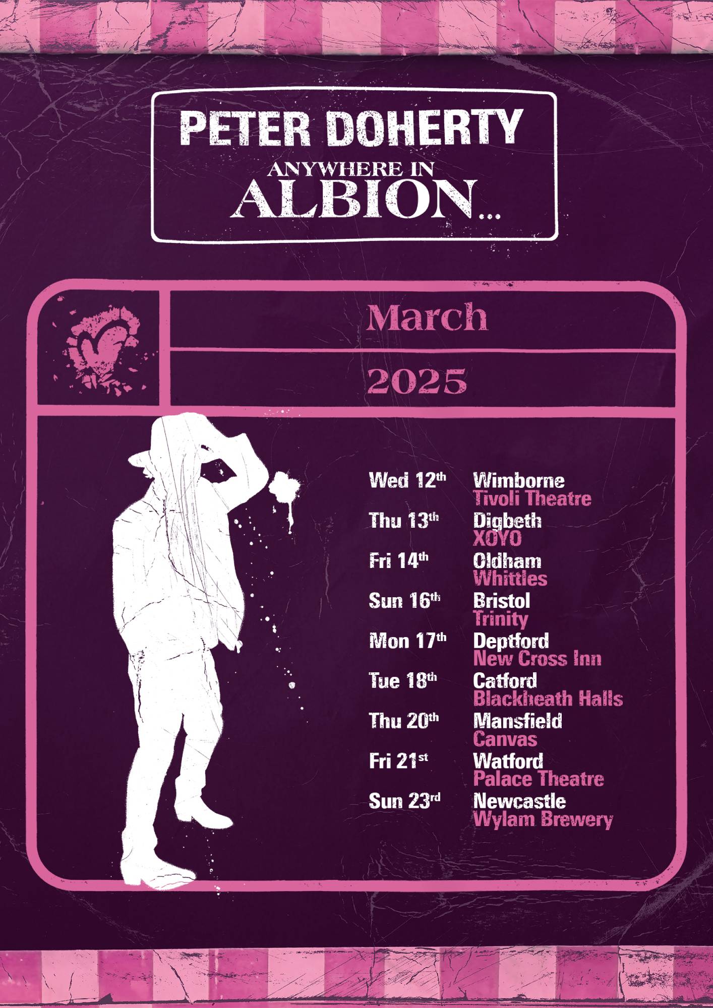 Pete Doherty announces the 'Anywhere In Albion' 2025 solo tour