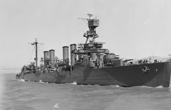 USS Raleigh - USN photo