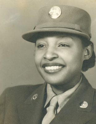 Millie Dunn Veasey’s military photo, courtesy State Archives of North Carolina
