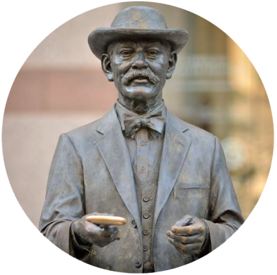 Pictured is our founder, Frederick Augustus Olds.