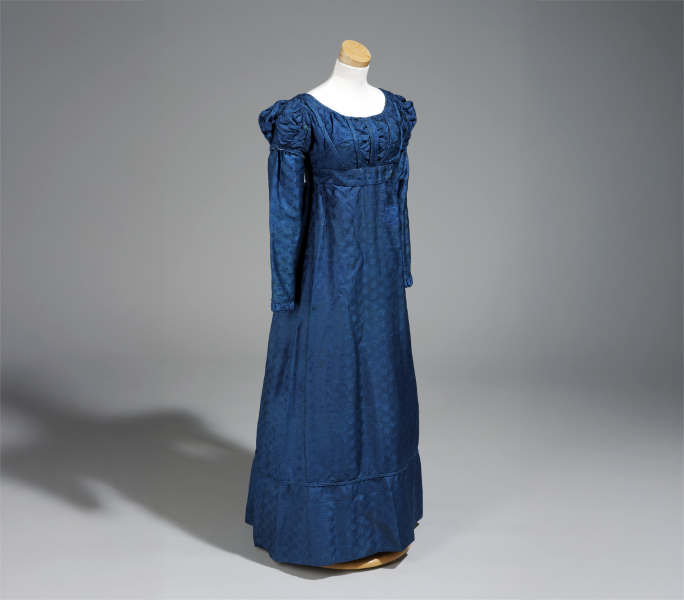 Phoebe Caroline Jones Patterson Blue Dress
