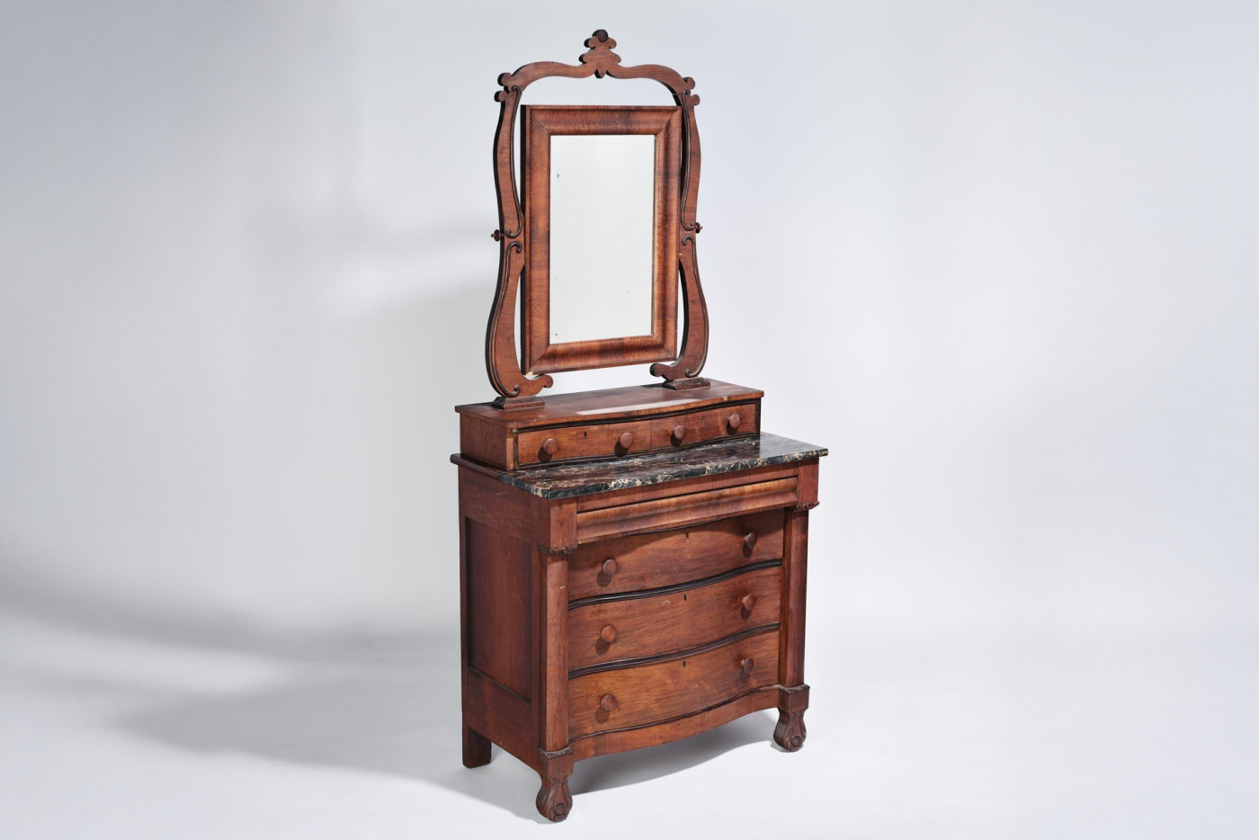 Thomas Day wooden dresser and mirror